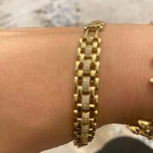 Saat kordonlu bileklik