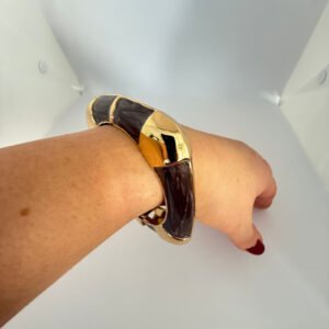 Vip Takı Kelepçe Kare Siyah