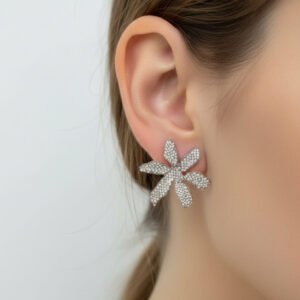 Vip Takı Zirkon Taşlı Küpe