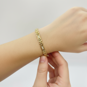 Saat kKordonlu Zirkon Taşlı Bileklik