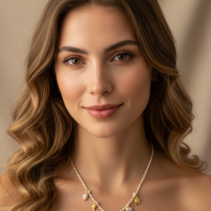 İp-Deniz kabuğu Uçlu Kolye