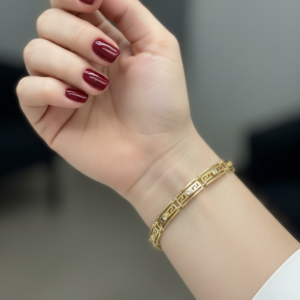 Xuping Kalımin Kare Taşlı Bileklik