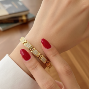 Xuping Kalın Zirkon Taşlı Bileklik