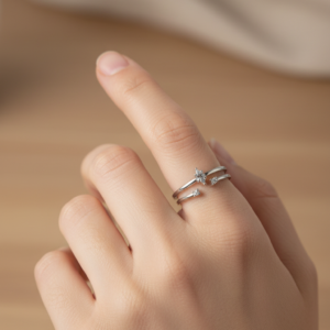 ÇELİK KÜÇÜK YILDIZLI YÜZÜK