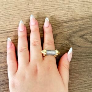 Vip Takı Çivili Yüzük