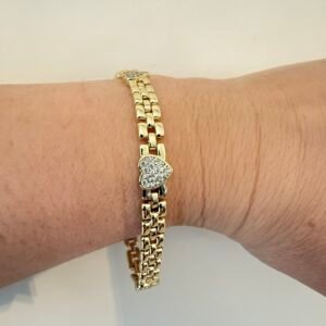 Xuping Hasır Üzerinde Kalpli Bileklik