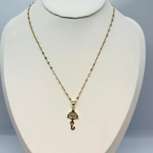 İnce Zincirli Şemsiyeli Kolye