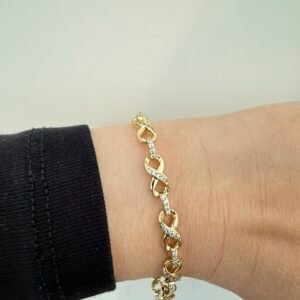 Sonsuz Zirkon Taşlı Bileklik