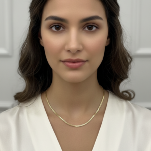 İnce Hasır Kolye 45 cm