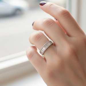 Taşlı Sıralı Yüzük