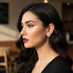 Yıldızlı Vip Küpe