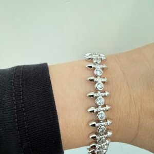 Çivili Silver Bileklik