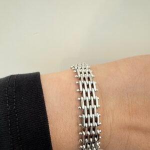 Düz Silver Bileklik