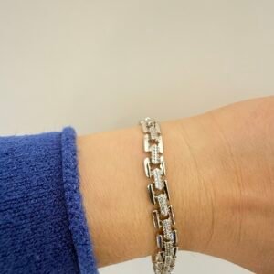 Hasır Silver Bileklik